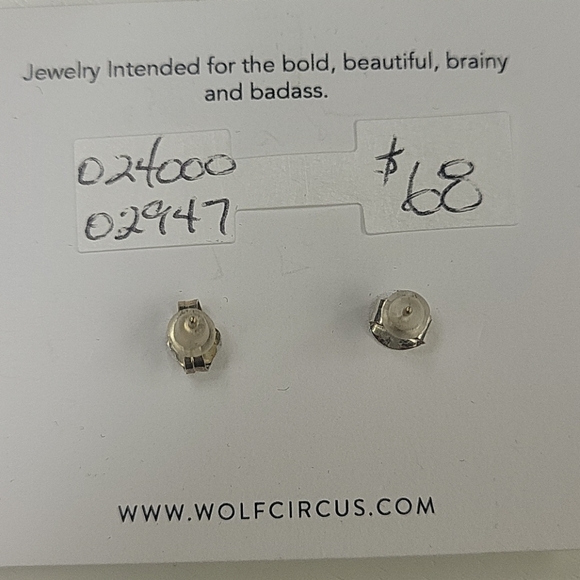 Wolf Circus Earrings - Picture 2 of 2